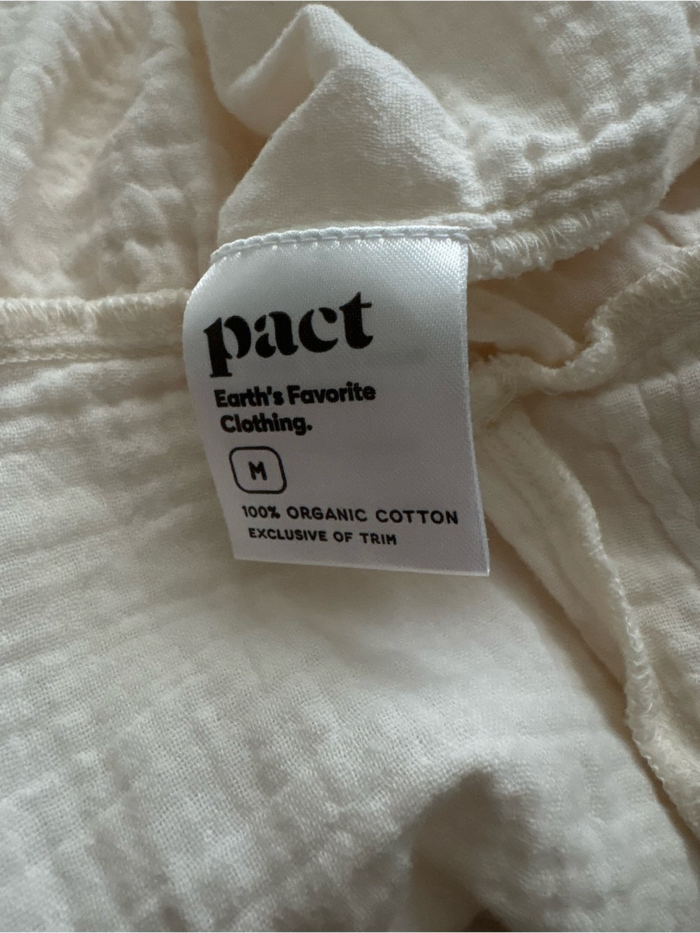 PACT double gauze breezy dress - Picture 6 of 7